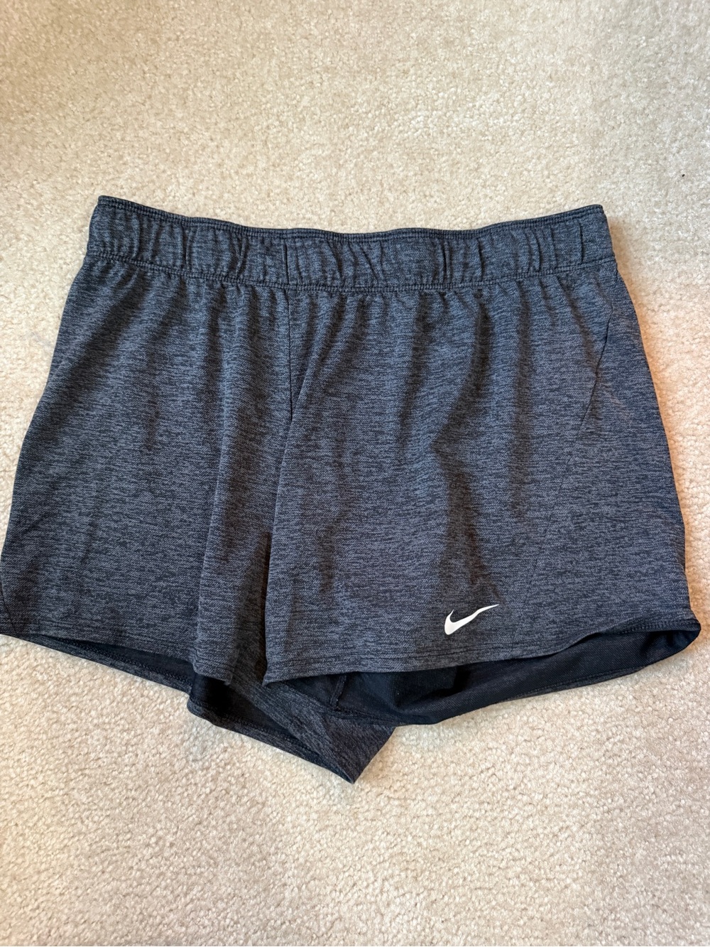 Nike Women’s Charcoal Gray Athletic Running Shorts